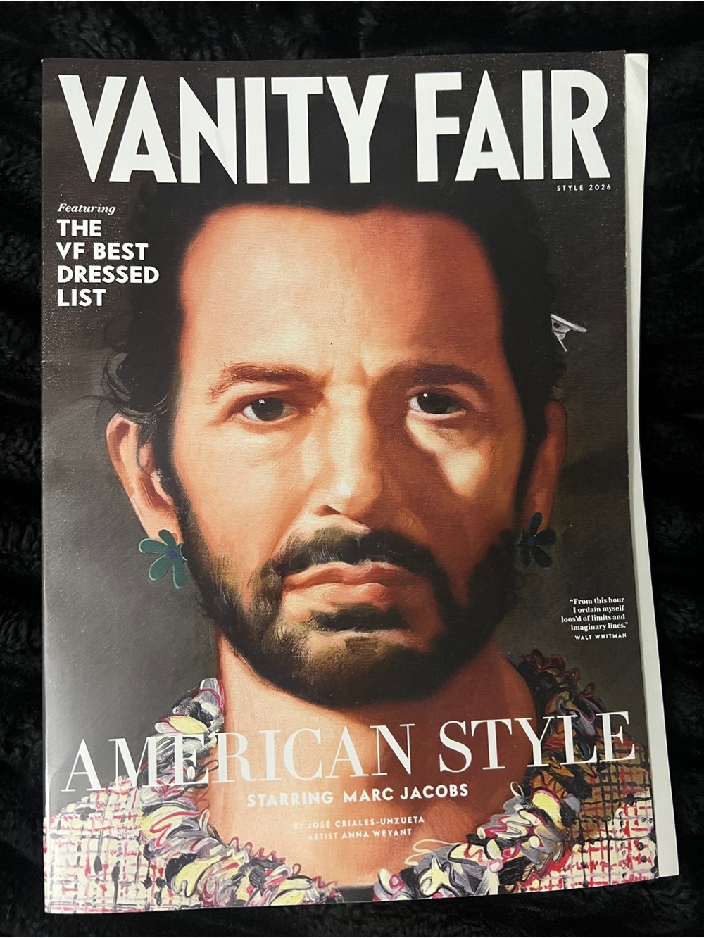 Vanity Fair Magazine - Marc Jacobs (American Style) Style 2026